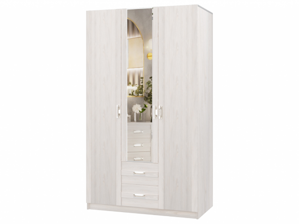 Сабрина-2  шкаф ПШ-1 (1500) с зеркалом
