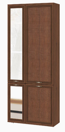 Ливорно шкаф комби. с зеркалом ЛШ-9 (900)  